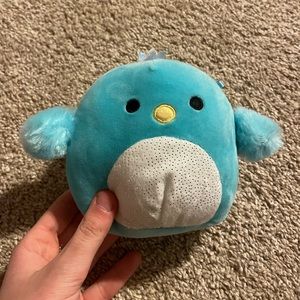 Squishmallow Kellytoy | 5” Cecilia Blue Swan with crown
